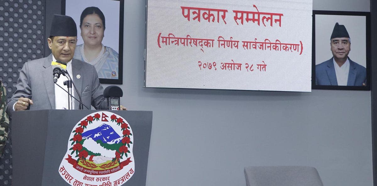 विदेशी लगानीको सीमा दुई करोड तोकियो, यस्ता छन मन्त्रिपरिषद् बैठकका निर्णय