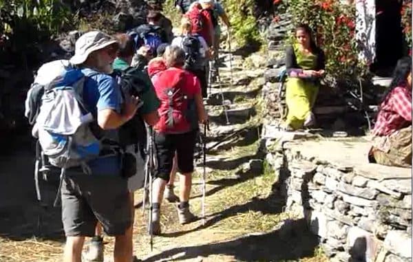 हिमाली पदयात्रामा महिलाको सहभागिता बढ्दै